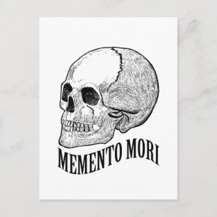 Gedenke des Todes Postkarte