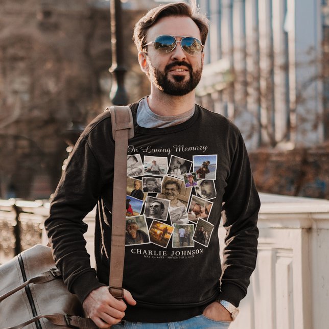 Gedenken an 17 Collage Beerdigung Sweatshirt (Von Creator hochgeladen)