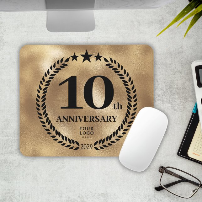 Gedenken an das 10-jährige Jubiläum des Goldgeschä Mousepad (Gold Business 10th Anniversary Commemorative Mouse Pad
)