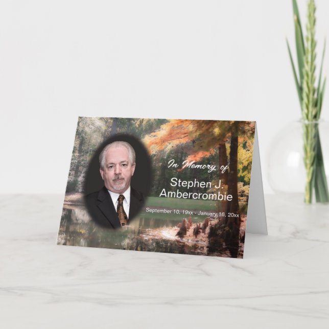 Gedenken an das Bulletin des Gedenkdienstes Karte (Vorderseite)