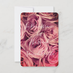 Gedenken an das Ehemann zum Jahrestag des Todes