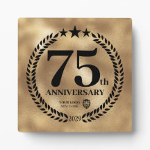 Gedenken an das Gold 75-jährige Jubiläum des Firme