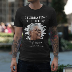 Gedenken an das Leben von   Foto-Erinnerungsshirt T-Shirt