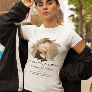 Gedenken an das Leben von   Foto-Gedenkshirt Tri-Blend Shirt