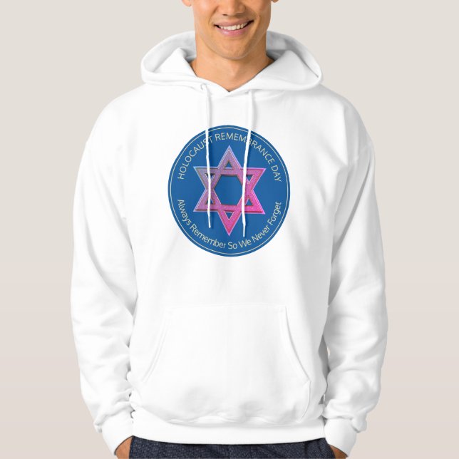 Gedenken an den Holocaust YOM HASHOAH Hoodie (Vorderseite)