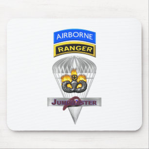 Gedenken an den im Flugzeug Ranger Jumpmaster Mousepad