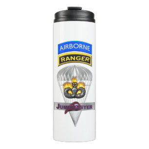 Gedenken an den Im Flugzeug Ranger Jumpmaster Thermosbecher