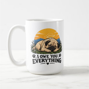 Gedenken an den Verlust des Hundes Kaffeetasse