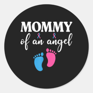 Gedenken an den Verlust eines Engelsbaby Runder Aufkleber