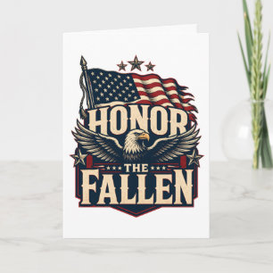 Gedenken an die Gefallenen Memorial Day Karte