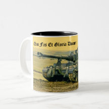 Gedenken an die Royal Artillery Tasse