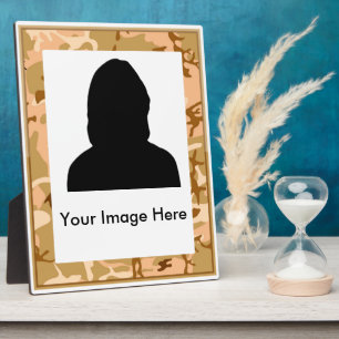 Gedenken an die Wüstenlandschaft und militärische Fotoplatte