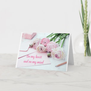 GEDENKEN AN IHREN VERLUST - KARTE ZUM TROST