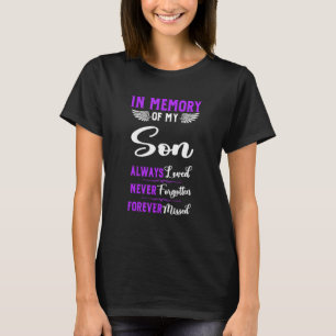 Gedenken an meinen Sohn im Himmel, vermisse meinen T-Shirt