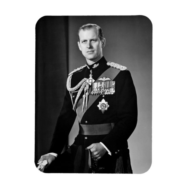 Gedenken an Prinz Philip 1921-2021 Magnet (Vertikal)