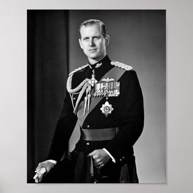 Gedenken an Prinz Philip 1921-2021 Poster (Vorne)