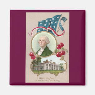 Gedenken von George Washington Magnet