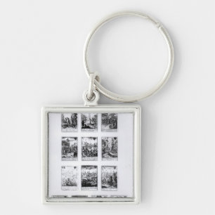 Gedenkende Spielkarten Schlüsselanhänger