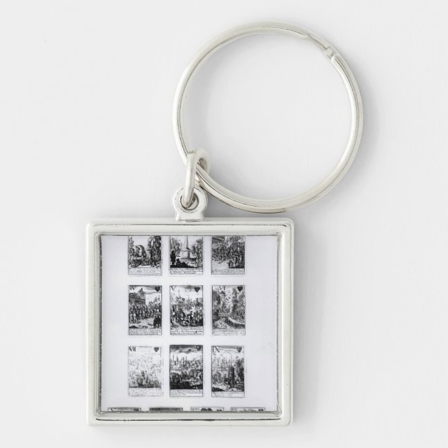 Gedenkende Spielkarten Schlüsselanhänger (Vorne)