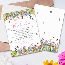 Gedenkfeier am Hellen Dankeskarte