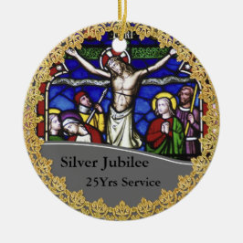 Gedenkfeier des 25. Jahrestags der Priester Keramik Ornament