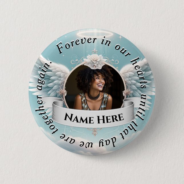 Gedenkfeier des Lebens Button (Vorderseite)