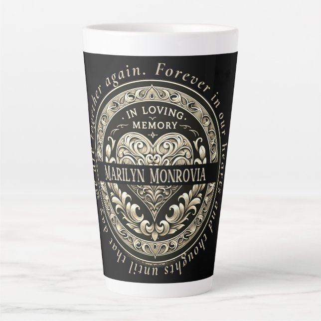 Gedenkfeier des Lebens Milchtasse (Vorderseite)