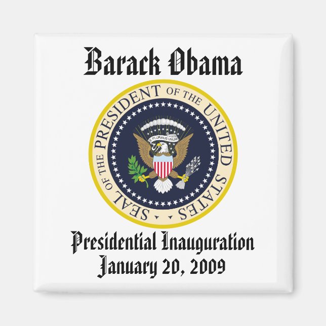 Gedenkfeier des PRÄSIDENTEN OBAMA Magnet (Vorne)