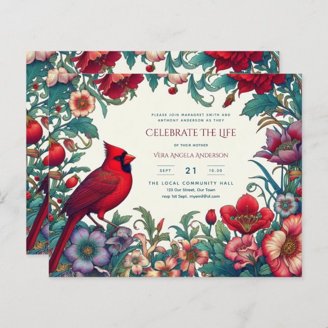 Gedenkfeier des Roten Kardinals zur Beerdigung des (Vorne/Hinten)