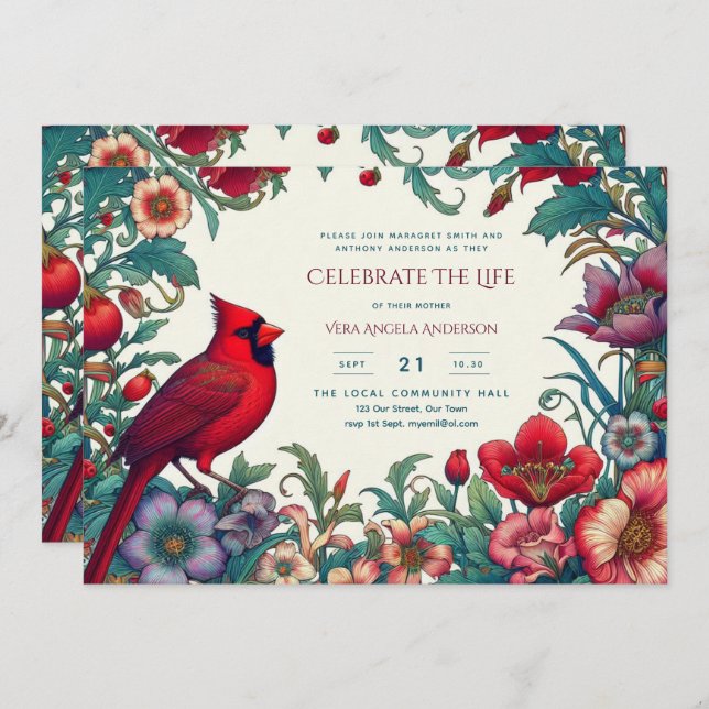 Gedenkfeier des Roten Kardinals zur Beerdigung des (Vorne/Hinten)