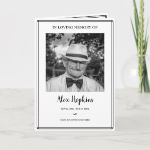 Gedenkfeier für das Foto Programm