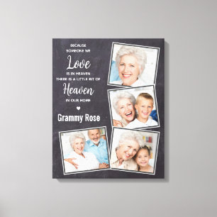 Gedenkfeier für rustikale Erinnerung Leinwanddruck