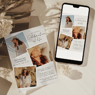 Gedenkfeier Lebensmoment Foto Erinnerungsbild Einladung