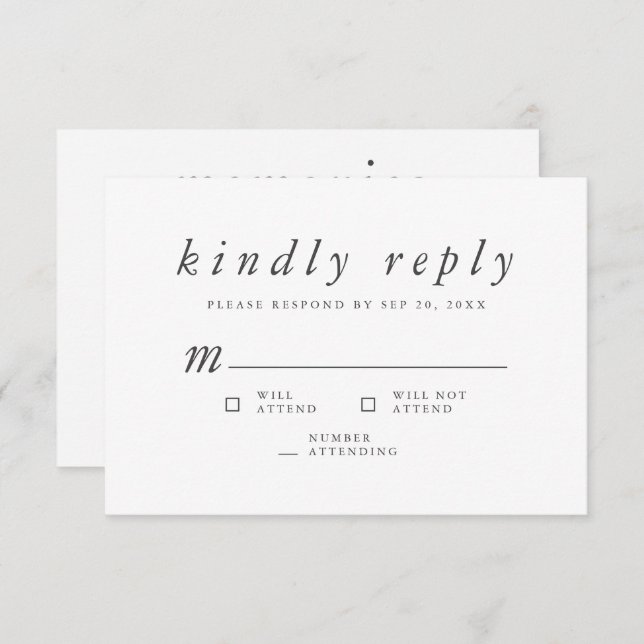 Gedenkfeier Moderne, einfache Erinnerungen Antwort (Vorne/Hinten)