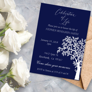 Gedenkfeier Navy Tree Einladung