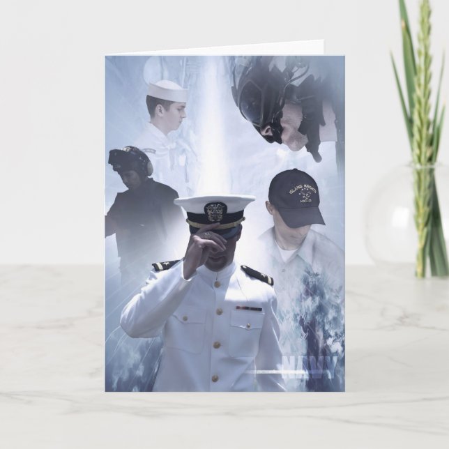 Gedenkfeier und Mitteilungskarten der Marine (Vorderseite)