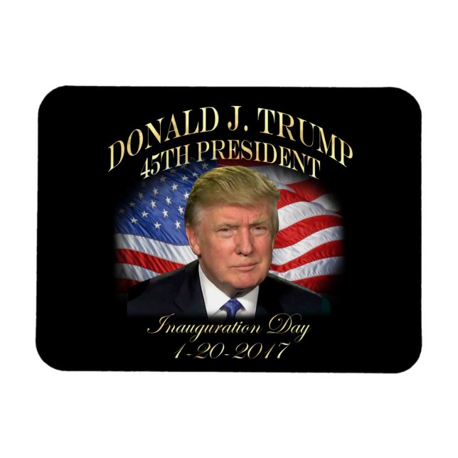 Gedenkfeier von Präsident Donald Trump Magnet (Horizontal)