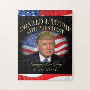 Gedenkfeier von Präsident Donald Trump Puzzle