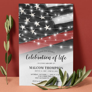 Gedenkfeier zum Feuerwehrmann Einladung