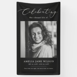 Gedenkfeier zum Foto der Beerdigung Banner