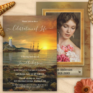 Gedenkfeier zum Foto des Lebens im Leuchtturm Einladung