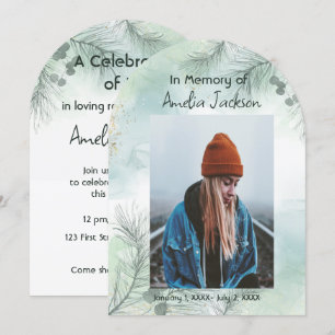 Gedenkfeier zum Foto des Lebensgefühls Einladung