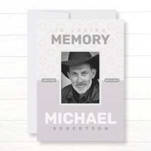 Gedenkfeier zum Foto Lebensbeerdigung Ankündigung