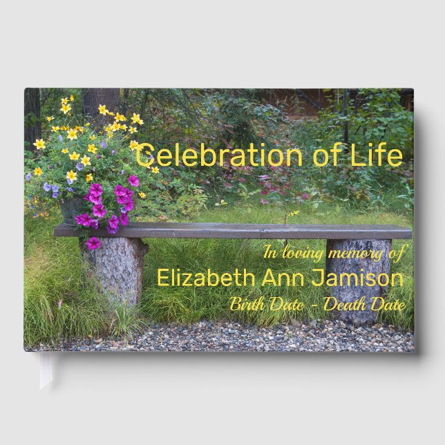 Gedenkfeier zum Gedenken an die Rustikalen Blume Gästebuch (Vorderseite)