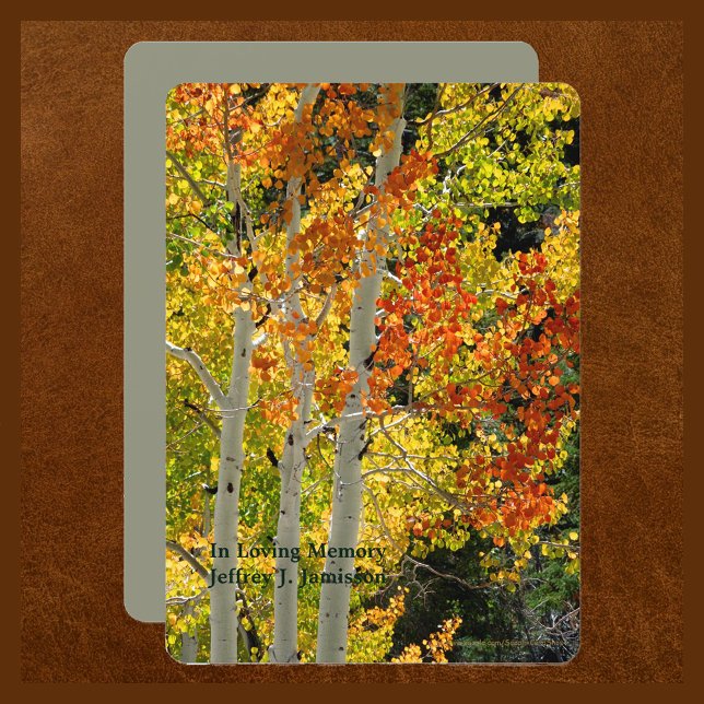 Gedenkfeier zum Lebensaspekt im Herbst Einladung (Von Creator hochgeladen)