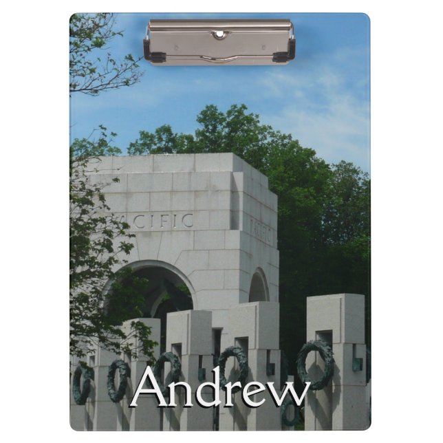 Gedenkfeiern des Zweiten Weltkriegs in Washington  Klemmbrett (Vorderseite)