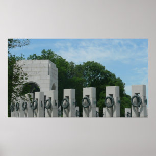 Gedenkfeiern des Zweiten Weltkriegs in Washington  Poster