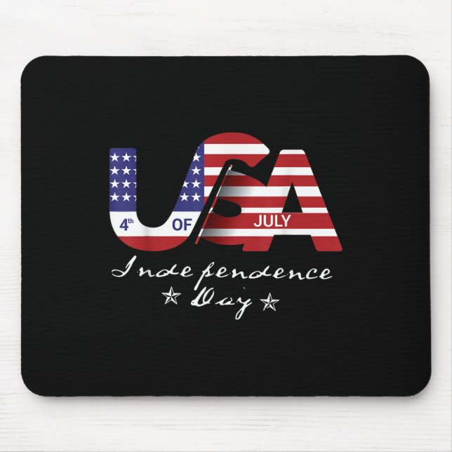 Gedenkfeiertag - Militär _ 4. Juli Mousepad (Vorne)