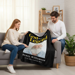 Gedenkfoto-Decke In Liebe Erinnerung Fleecedecke