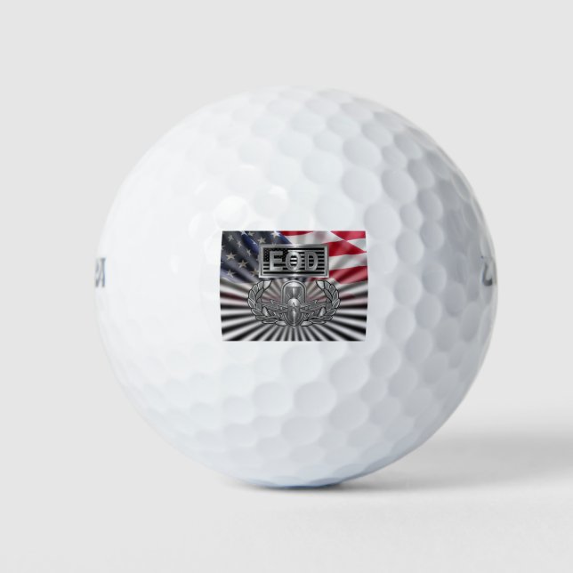 Gedenkgeschenk "Senior EOD" Golfball (Vorderseite)